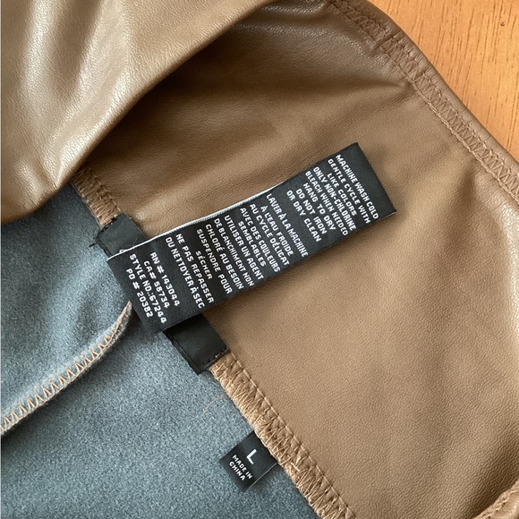 7 For All Mankind Brown Leggings - Picture 4 of 6